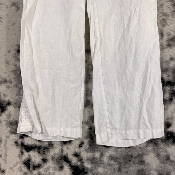Athleta White Cabo Linen Pants - Picture 4 of 12